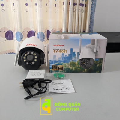 CAMERA WIFI XOAY NGOÀI TRỜI YOOSEE 8031 (TẶNG THẺ NHỚ 32GB + MIỄN PHÍ LẮP ĐẶT)